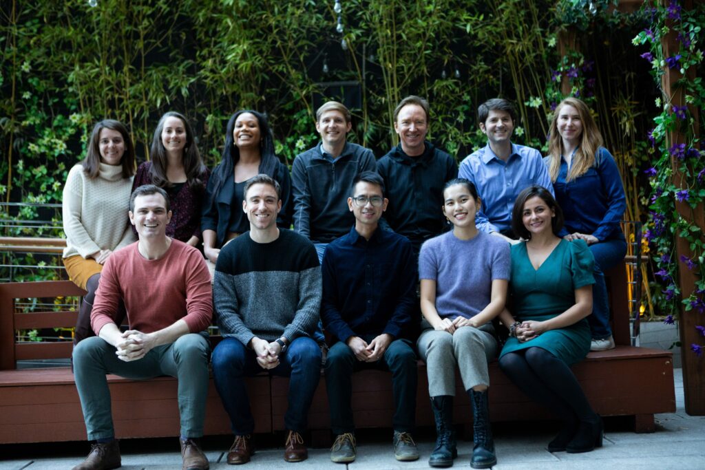 The MiC team smiling for a group photo