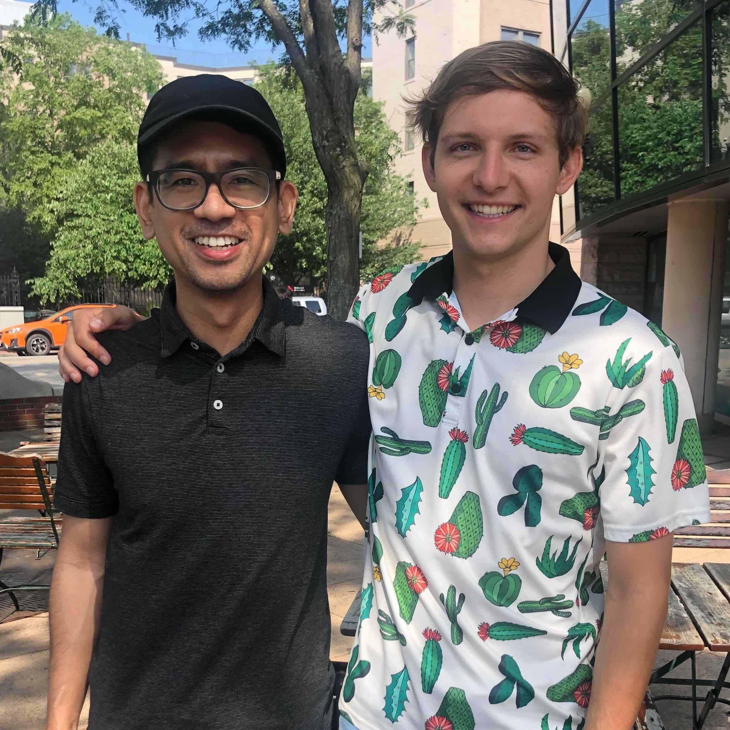 Fred Duong, PhD and Paul Oshinski Smiling Together